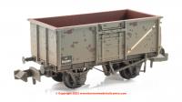 377-227G Graham Farish BR 16T Steel Mineral Wagon number B161899 in BR Grey livery with Top Flap Doors and weathered finish
